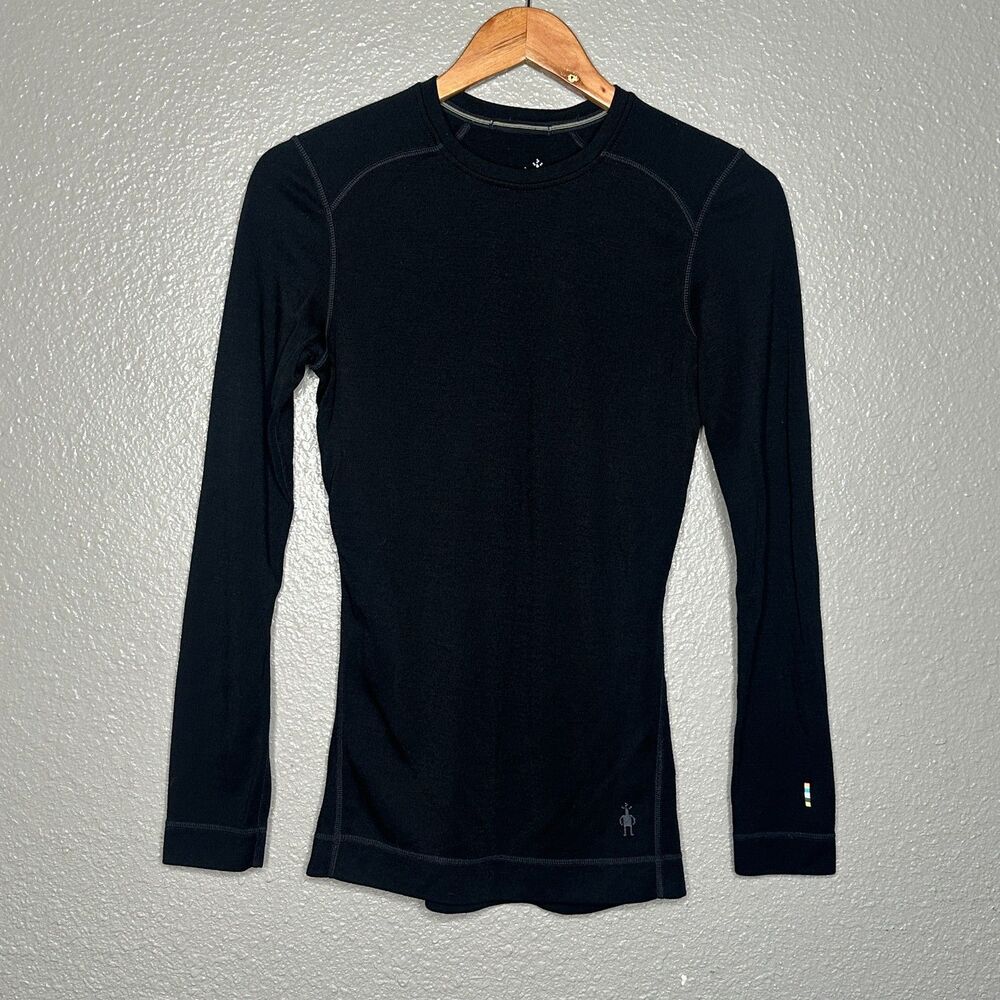 SMARTWOOL Base Layer Long sleeve black All Season Merino Wool